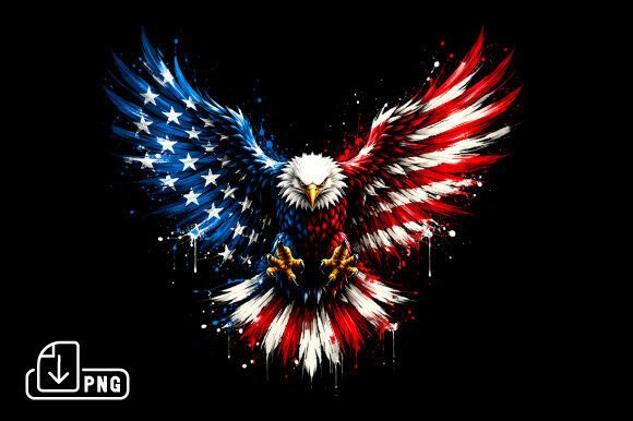 Download Eagle Patriotic,250 Years of America PNG - Premium Bundle