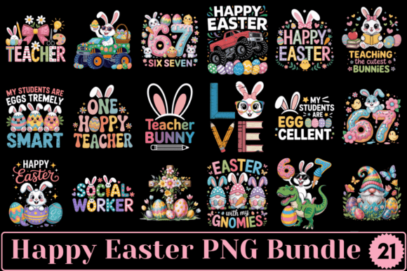 Download Happy Easter Celebration PNG Bundle - Celebration Collection